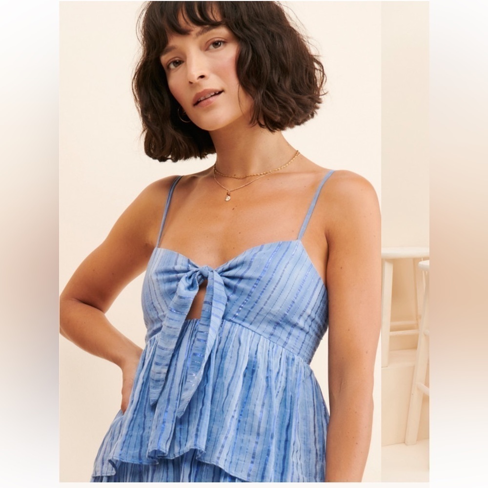 Saylor Jameela Tiered Dress NWT 🩵 Size Small - Picture 6 of 14
